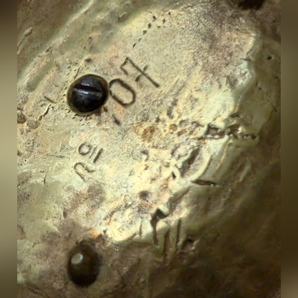 Vintage 1920s 1930s Art Deco Ashtray | Bruxelles Belgium | Brass Boy Peeing - Picture 7 of 10